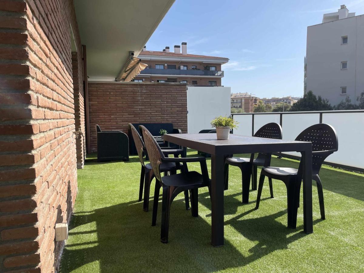 Апартаменты Solarium Con Terraza A 5 Minutos De La Playa Жирона Экстерьер фото